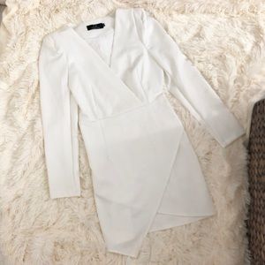 Sold!🛍 White Businessy Dress - Nasty Gal